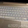 「HP Chromebook x360 14b」のキーボードバックライトを消す方法。altキーと組合せる