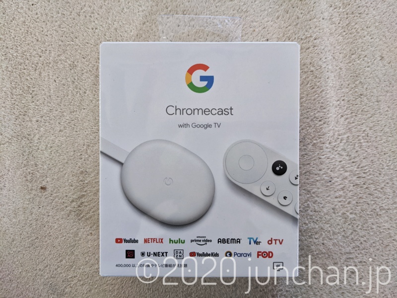 Chromecast with Google TV 外箱