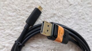 USB Type-C - DisplayPort 変換ケーブル