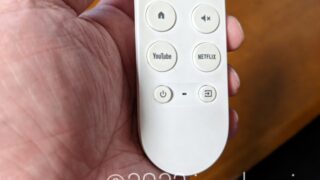 Chromecast with google tv リモコン