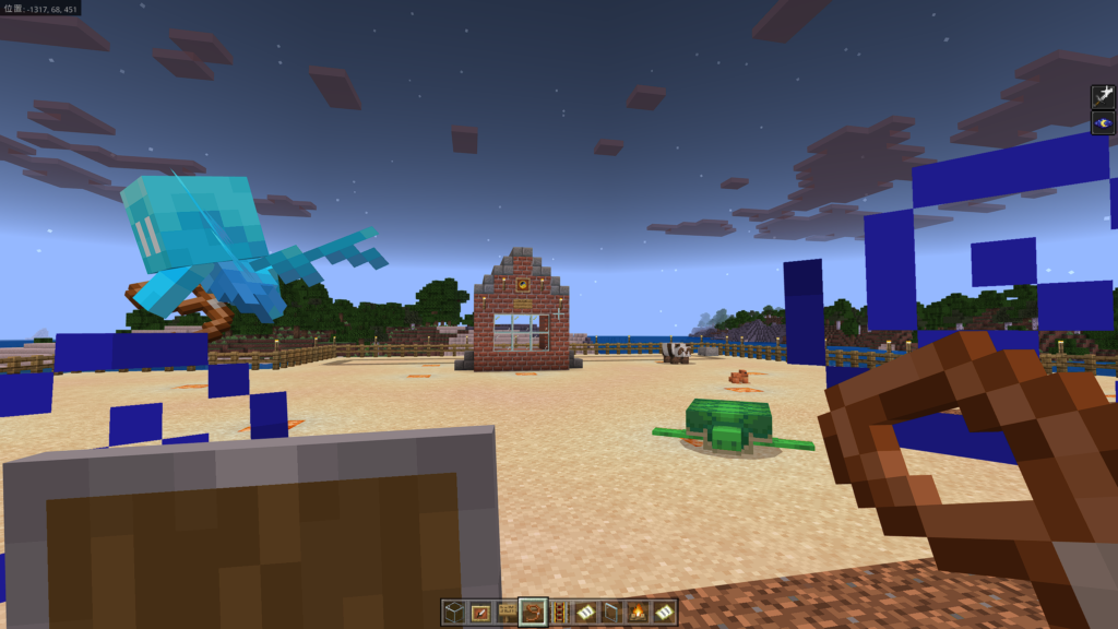Minecraftで村を作る