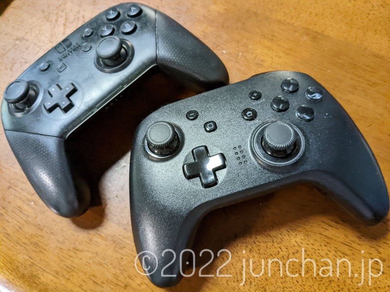 Nintendo Switch ProコントローラとXBOX互換コントローラ