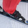 新しいスキーブーツで滑り出し。履くのに苦労したけど、スキーの操作はやりやすくなっ
