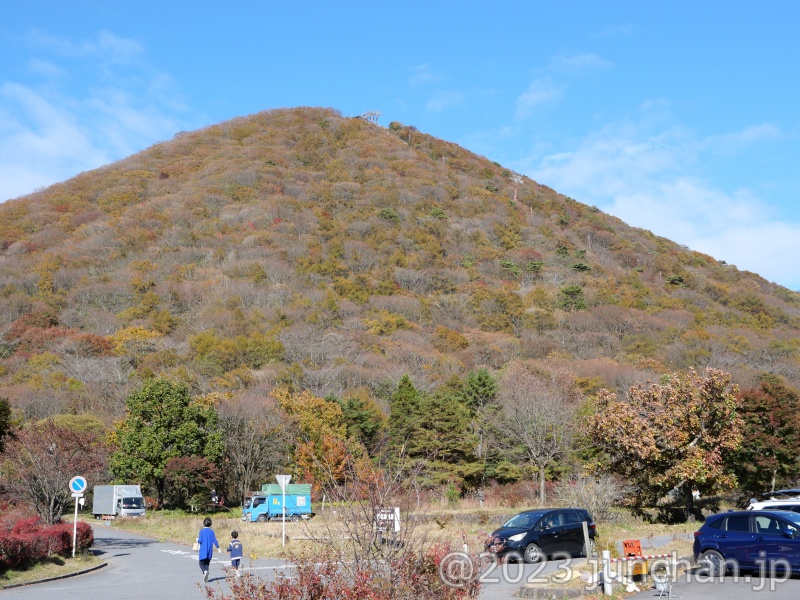 榛名富士 麓の駐車場