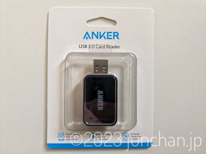 Anker 2-in-1 USB 3.0 ポータブルカードリーダー 外箱