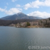 白樺湖と蓼科山