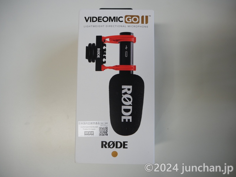 RODE VideoMic GO II 外箱