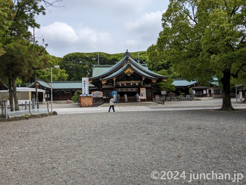 真清田神社 拝殿