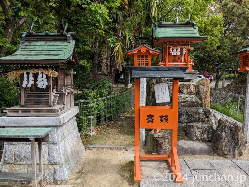 真清田神社 厳島社 八龍神社 社