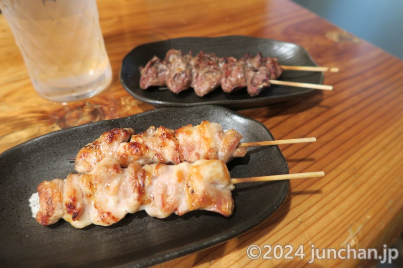 諏訪湖 並木はちコー 焼き鳥 もも