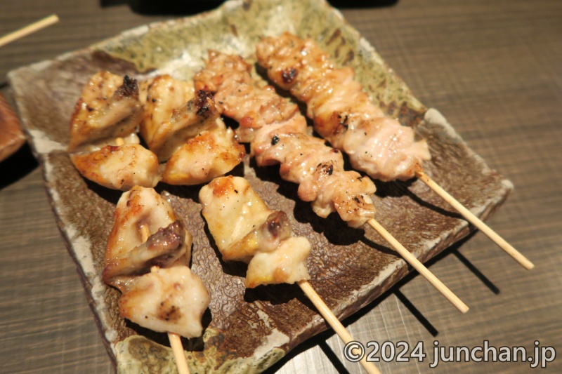 地鶏串焼家 鳥みや 前橋本店 ぼんぼち塩 はらみ塩