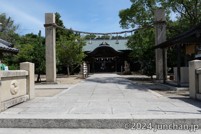 赤穂 伊和都比売神社 境内