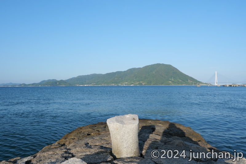 大三島 海を眺める