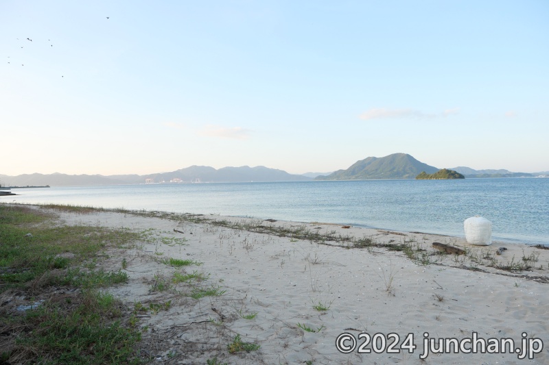 大三島 昔は学校指定の海水浴場だった