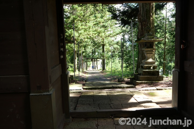 船形神社 参道