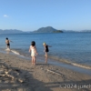 大三島 子どもたちは海で遊べて満足そうだった