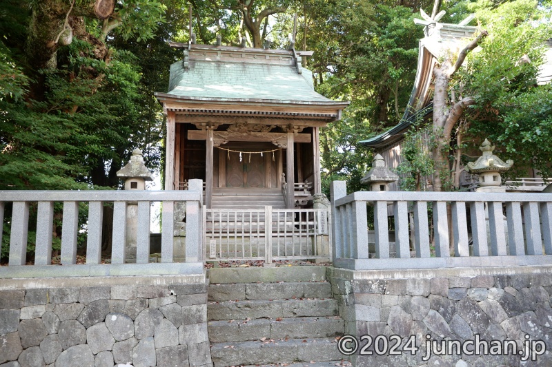 天津神社・奴奈川神社 奴奈川神社御本殿