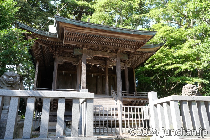 天津神社・奴奈川神社 天津神社御本殿