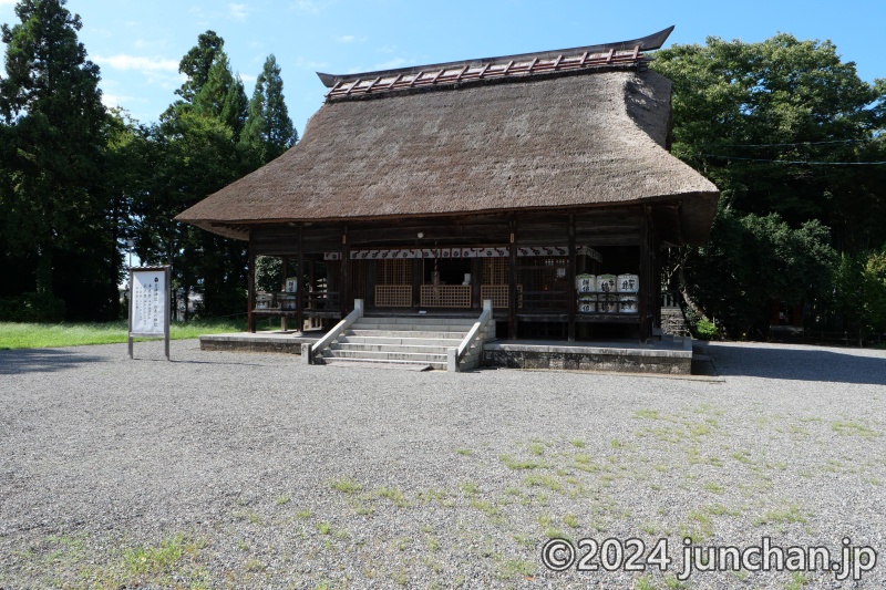 天津神社・奴奈川神社 拝殿