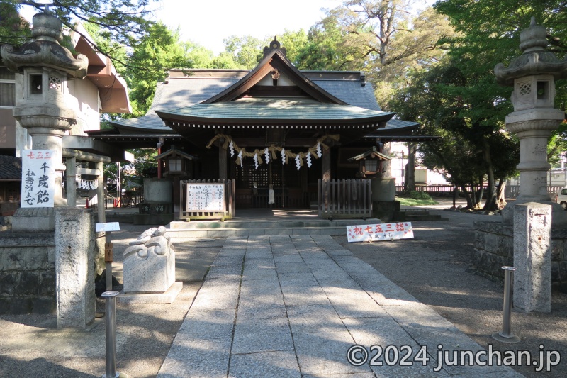 熊谷市 高城神社 拝殿