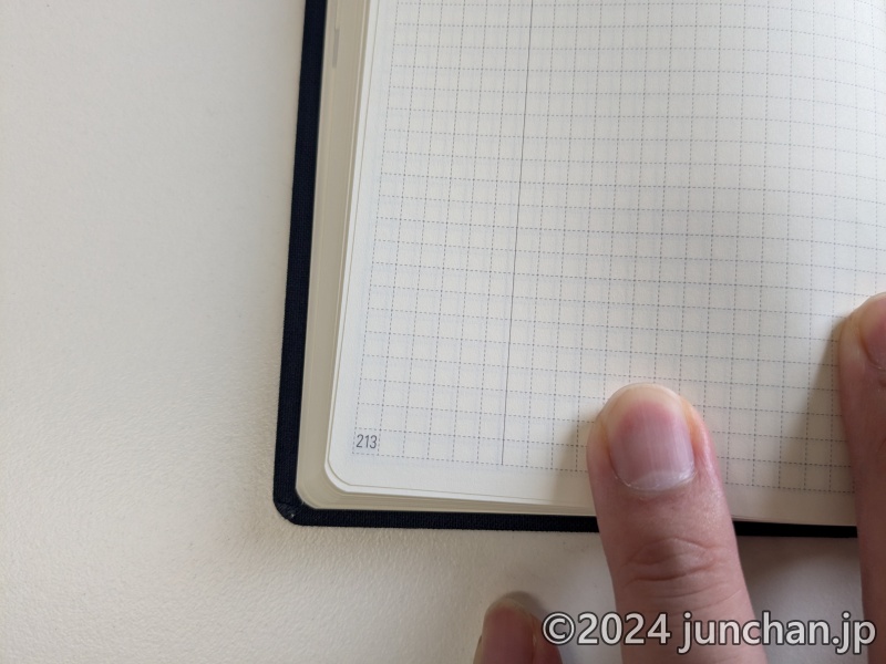 ほぼ日手帳Weeks MEGA 2025 メモは213ページ