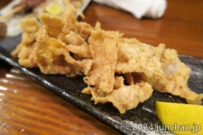 やきとり 一番 敦賀駅前店 皮パリチップス