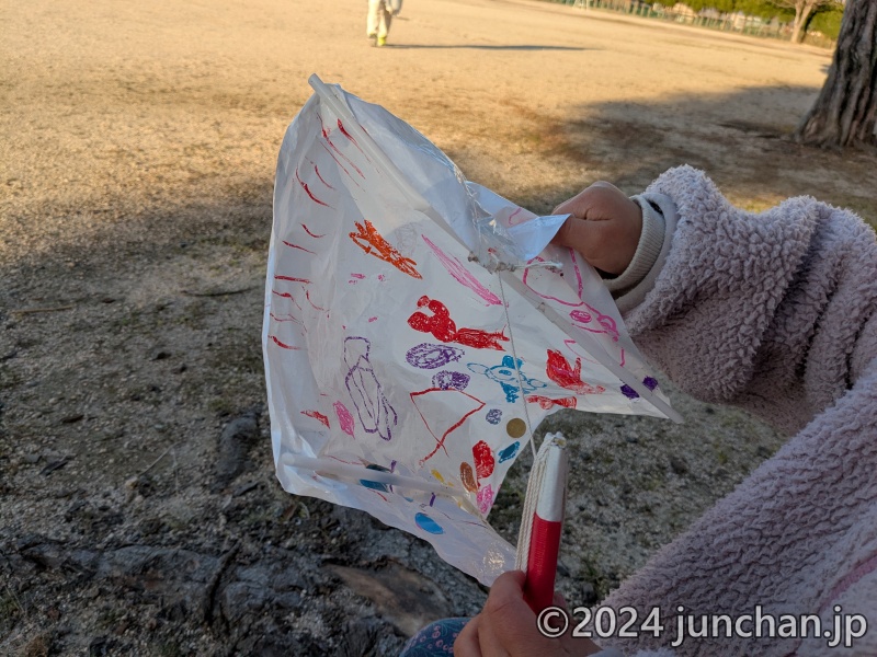 次女が幼稚園で作ったというタコ