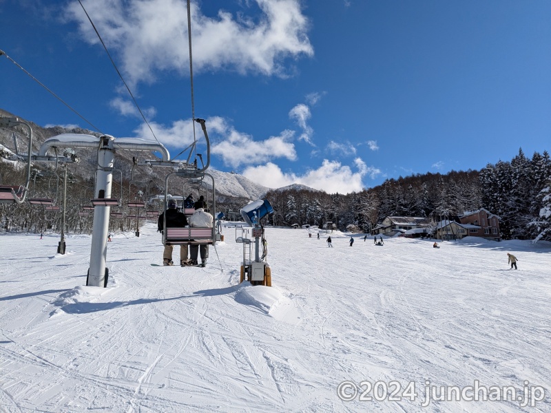 北志賀高原 小丸山スキー場 第1ペアリフト