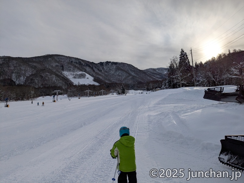 北志賀高原 小丸山スキー場 息子はだいたいどこでも生還できる