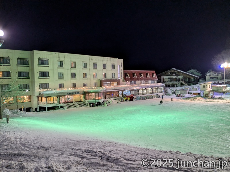 北志賀小丸山スキー場 ナイタースキー