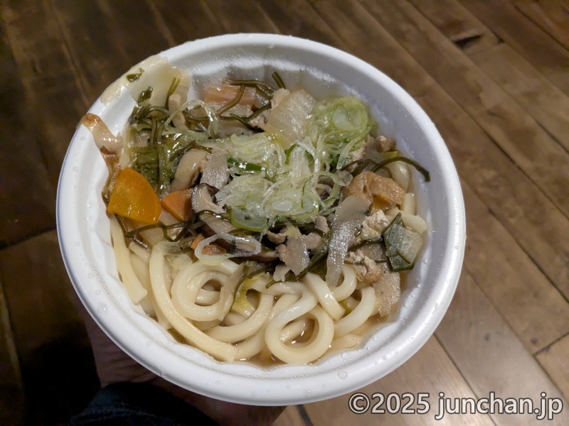 御代田 草越 寒の水 おにかけうどん