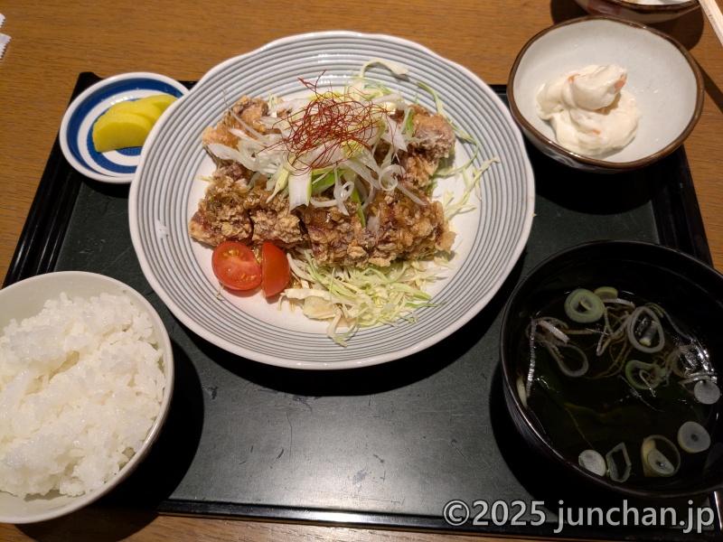 のぞみサンピア佐久 味処のぞみ 油淋鶏定食