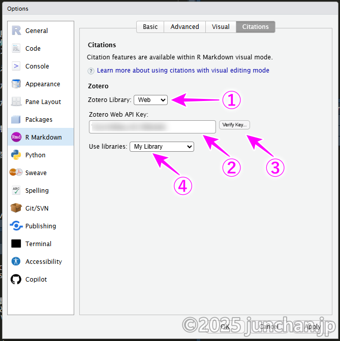 R StudioとZoteroを連携 (R Markdown Citations)