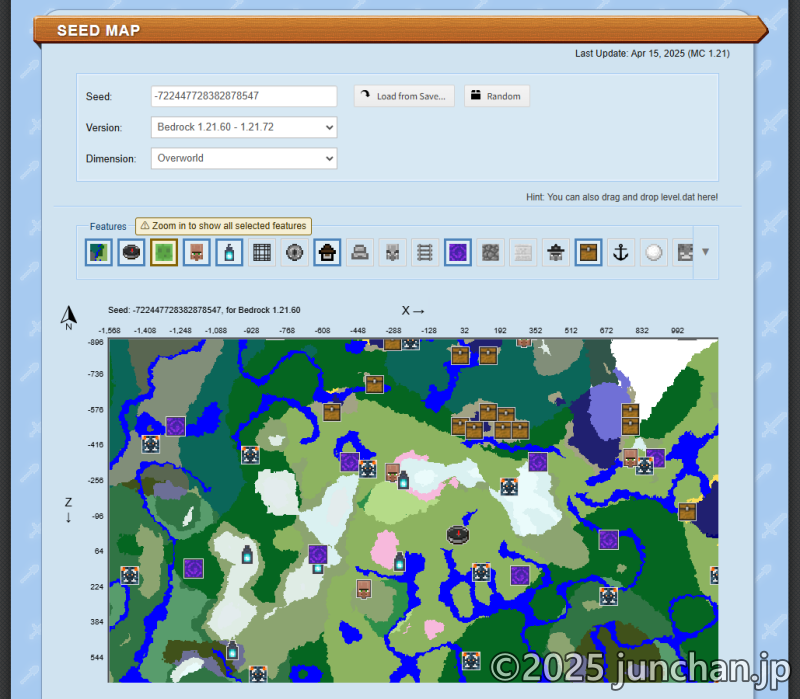 Minecraft Seed Map