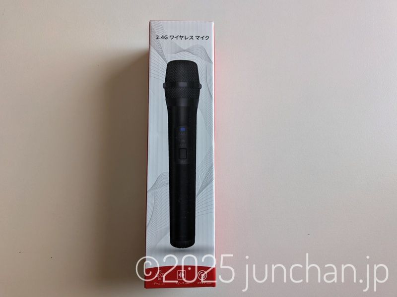 Gokamoi 2.4G ワイヤレスマイク 外箱