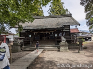 北国街道 海野宿 白鳥神社 拝殿
