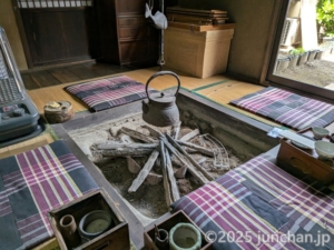 海野宿 歴史民俗資料館 囲炉裏