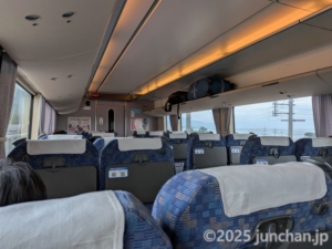 特急サンダーバード 車内の様子