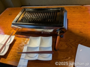 天国の酒とりやたまや ガスコンロ