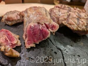 ステーキ屋松 サラダ無し松ロース 300g ライス少なめ