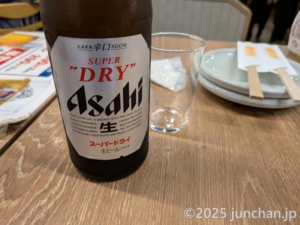 竹乃屋 博多バスターミナル店 瓶ビール