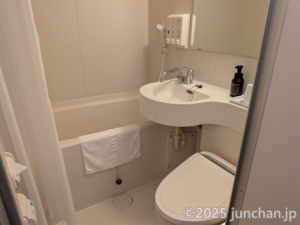 東横INN博多駅バスターミナル前 シングルルーム ユニットバス