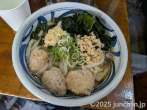 うどん TOKYO LIGHT BLUE HONGO-3 日替わりきまぐれうどん