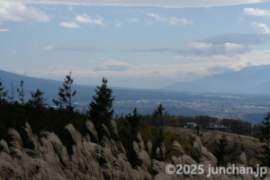 霧ヶ峰 薙鎌神社 富士山が見えた