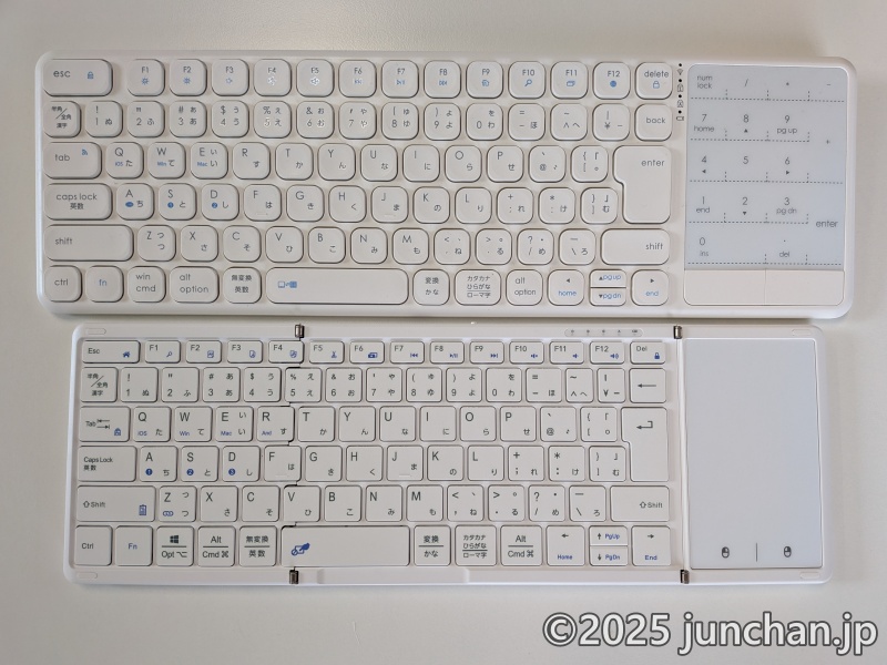 Omikamo B099TJP タッチパッド付キーボードと比較