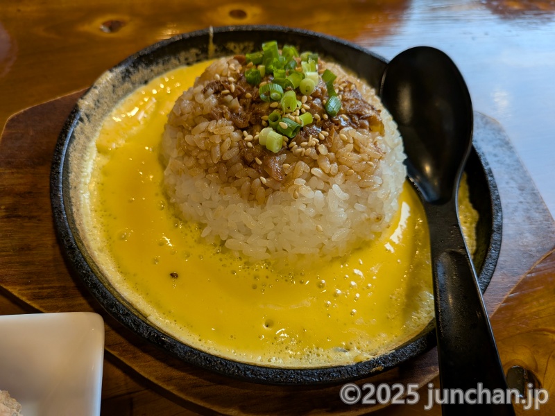 めん処-Soy屋! 茅野市 満腹セット 玉子チャーハン