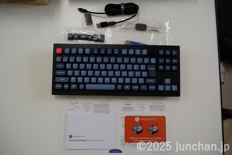 Keychron V3 Max 内容物