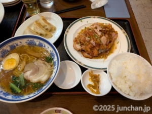 創造中華 華星 ユーリンチー定食 餃子3個付