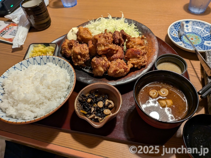 海山亭いっちょう 小諸店 デカ盛り鶏の唐揚げ定食