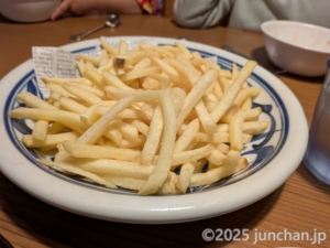 海山亭いっちょう 小諸店 山盛り細切りフライドポテト